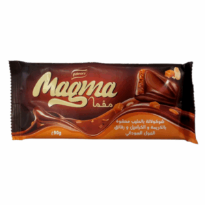 Palmary Magma Milk Chocolate Filled with Cream, Caramel and Peanuts, 90g