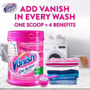 Vanish Oxi Action Fabric Stain Remover Powder, 500g