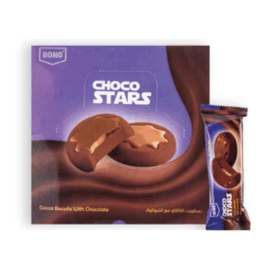 Bono Choco Stars Choco Biscuits with Chocolate, 12x23g
