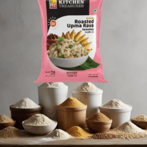 Kitchen Treasures Double Roasted Upma Rava, 1kg