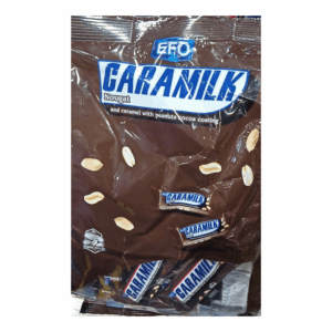 EFO Caramilk Nougat and Caramel with Peanut Cocoa Coating, 180g