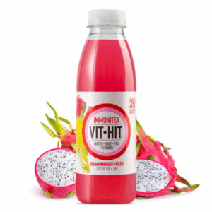 Immunitea Vit Hit Dragonfruit + Yuzu Drink, 500ml