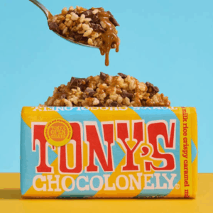 Tony’s Chocolonely Milk Rice Crispy Caramel, 180g