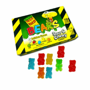 Toxic Waste Bear Sour & Chewy Jellies, 85g