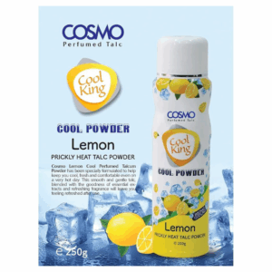 Cosmo Cool King Cool Powder Perfumed Talc Lemon, 250g