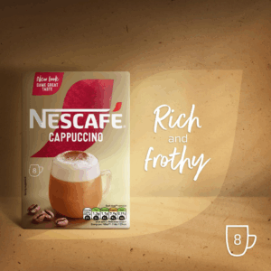 Nescafe Cappuccino, 8x15.5g