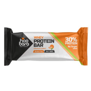 Hoobara Whey Protein Bar Orange & Mint, 50g
