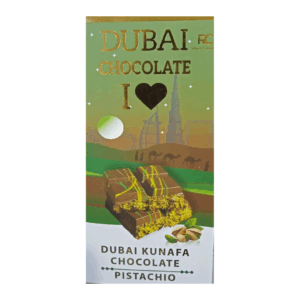 RC Royal Chocolate Dubai Kunafa Chocolate Pistachio, 200g