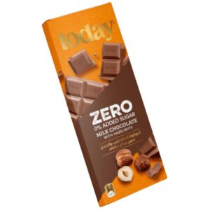 Today Zero Milk Chocolate with Hazelnuts,60g