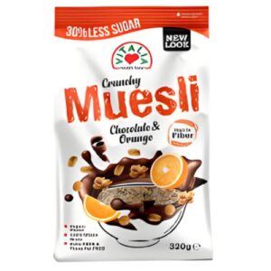 Vitalia Crunchy Muesli With Chocolate & Orange, 320g