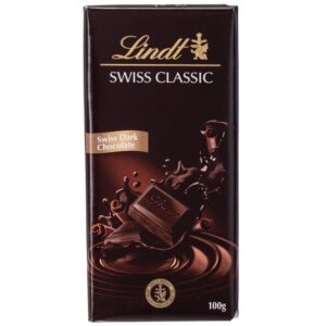 Lindt Swiss Classic Dark Chocolate, 100g