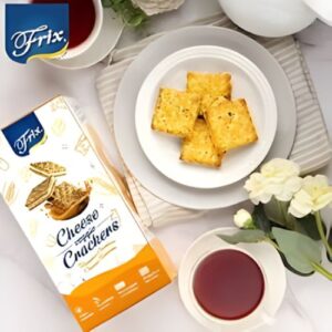 Frix Cheese Veggie Crackers Romano Cheddar Flavour, 160g