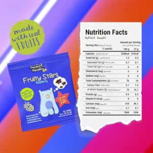 Freakin Healthy Raspberry Fruity Stars, 21g