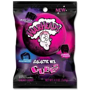 Warheads Galactic Mix Cubes Rocket Raspberry, 127g