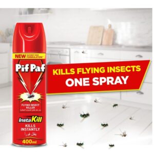 Pif Paf Mosquito & Flying Insect Killer, 3 x 400ml