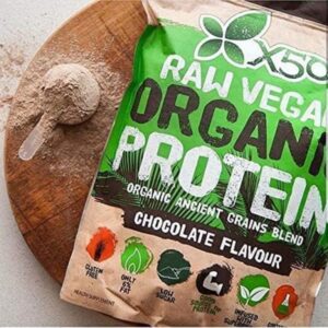 X50 Raw Vegan Organic Protein Chocolate Flavour, 1Kg