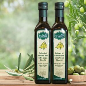 Al Shafaa Refined oil Blended with Extra Virgin Olive Oil, 1000ml