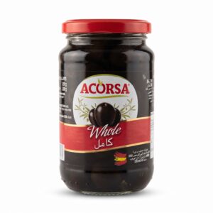 Acorsa Whole Black Olives, 350g Acorsa Whole Black Olives, 350g