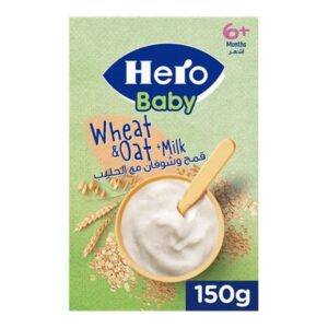 Hero Baby Cereals Wheat & Oat With Milk,150g