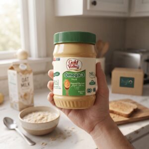 Gold Valley Omega-3 Peanut Butter, 454g