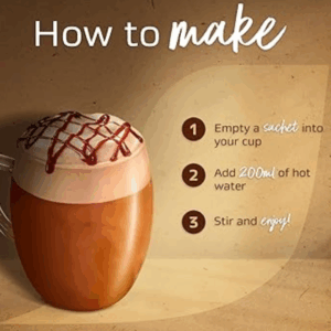 Nescafe Toffee Nut Latte Coffee 8 x 18.6g, 148.8g