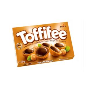 Storck Toffifee Hazelnut In Caramel With Creamy Nougat And Chocolate Toffee, 125g