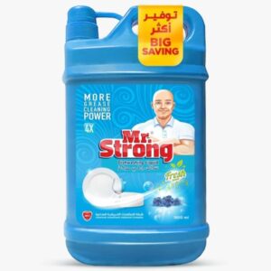 Mr. Strong Dishwashing Liquid – Fresh Scent Blue, 1800ml