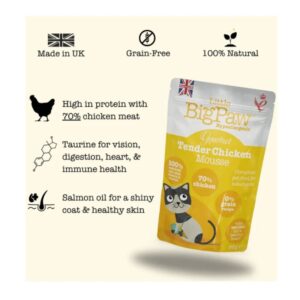 Little BigPaw Gourmet Tender Chicken Mousse for Cats, 85g