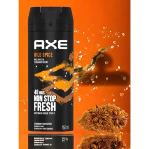 AXE Wild Spice 48-Hours Fresh Deodorant Body Spray Fragrance for Men, 150ml
