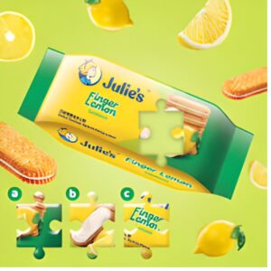 Julie's Finger Lemon Sandwich Biscuits, 110g