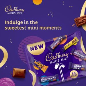 Cadbury Minis Mix Assorted Chocolates, 30 Pieces