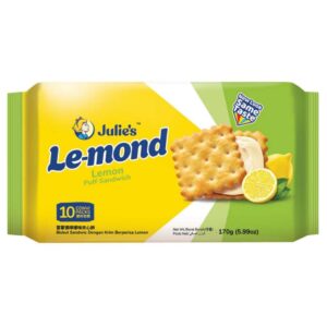 Julie's Le-mond Lemon Puff Sandwich Biscuits, 170g