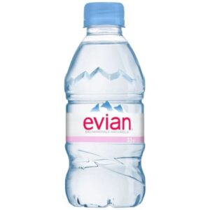 Evian Natural Mineral Water, 330ml