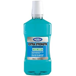 Beauty Formulas Extra Strength Mouthwash Cool Mint, 500ml