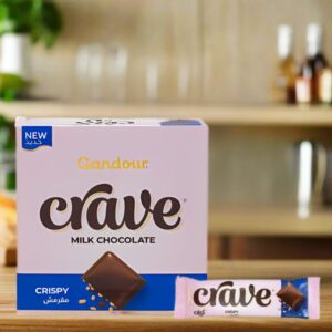 Gandour Crave Crispy Milk Chocolate Bar, 336g