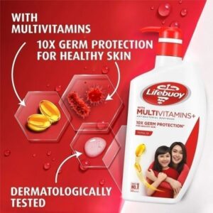 Lifebuoy Germ Protection Bodywash Total 10, 1L