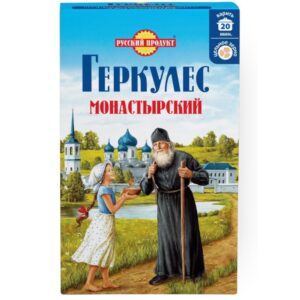 Russian Product Hercules Monastic Whole Grain Oatmeal, 500g