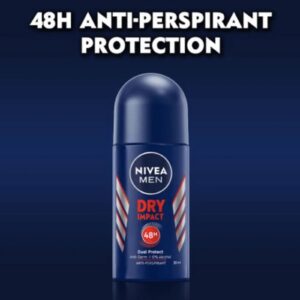 NIVEA Men Dry Impact Deodorant Roll-On, 50ml
