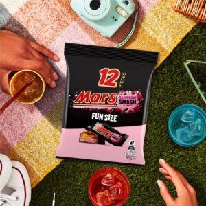 Mars Raspberry Smash Flavour Fun Size 12 Pieces, 192g