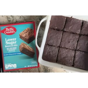 Betty Crocker Lower Sugar Double Chocolate Fudge Brownie Mix, 416g