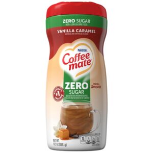 Nestlé Coffee Mate Zero Sugar Vanilla Caramel Powder Coffee Creamer, 289.1g