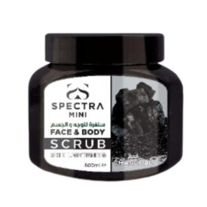 Spectra Mini Face & Body Scrub – Charcoal, 600ml