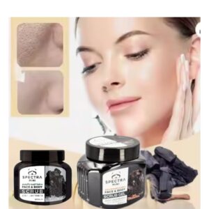 Spectra Mini Face & Body Scrub – Charcoal, 600ml