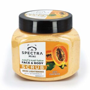 Spectra Mini Face & Body Scrub – Papaya, 600ml