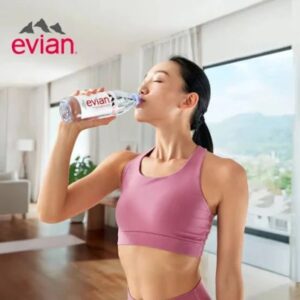 Evian Natural Mineral Water, 330ml