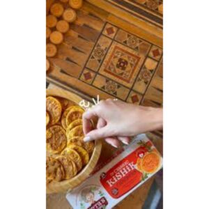 Teta's Recipe Classic Kishik Crackers, 130g (24 Pieces)