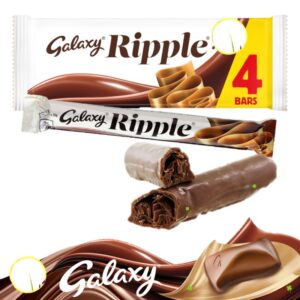 Galaxy Ripple Milk Chocolate Bars, 120g (4 x 30g)