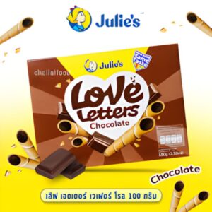 Julie's Love Letters Chocolate, 100g