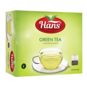 Hans Green Tea, 100 Tea Bags