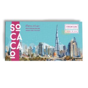 Socacao Pistachio Kunafa Chocolate Bar, 100g